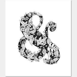 Florals Ampersand Posters and Art